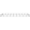 Dog Kennel Black 290.6 ft² Steel