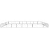 Dog Kennel Black 871.9 ft² Steel