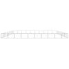 Dog Kennel Silver 1076.4 ft² Steel
