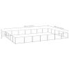 Dog Kennel Silver 376.7 ft² Steel