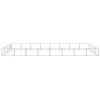 Dog Kennel Silver 344.4 ft² Steel