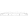 Dog Kennel Silver 861.1 ft² Steel