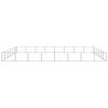 Dog Kennel Silver 516.7 ft² Steel