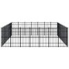 Outdoor Dog Kennel Steel 625 ft²