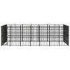 Outdoor Dog Kennel Steel 277.7 ft²