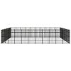 Outdoor Dog Kennel Steel 992 ft²