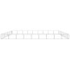 Dog Kennel Silver 871.9 ft² Steel