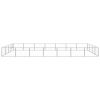 Dog Kennel Silver 301.4 ft² Steel