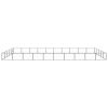 Dog Kennel Black 538.2 ft² Steel