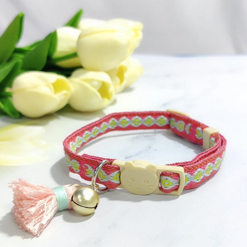 Anti-suffocation Safety Buckle Cat Collar Tassel Bell Adjustable Anchor Chain Rope Anti-suffocation Safety Buckle Cat Collar Tassel Bell Adjustable Anchor Chain Rope
