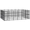 Outdoor Dog Kennel Steel 238.1 ft²