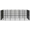 Outdoor Dog Kennel Steel 238.1 ft²