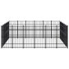 Outdoor Dog Kennel Steel 357.1 ft²