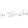 Dog Kennel Black 322.9 ft² Steel